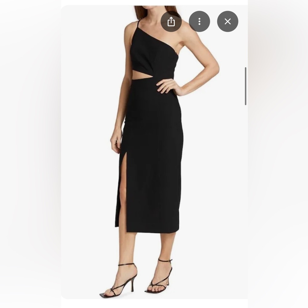 Cinq a Sept Black Lucille Cutout Dress